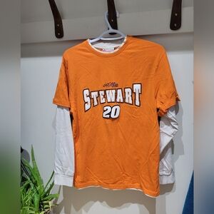 Chase Authentics Orange "Stewart 20" Layered-Look Tee
